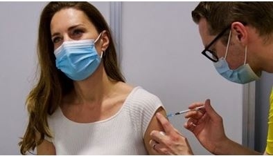 Кейт Мидълтън се ваксинира срещу COVID-19